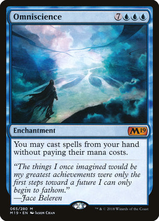 Omniscience [Core Set 2019] | Tabernacle Games