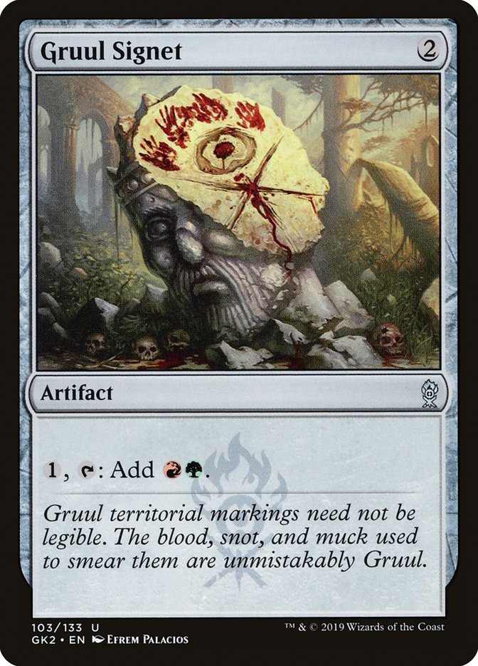 Gruul Signet [Ravnica Allegiance Guild Kit] | Tabernacle Games