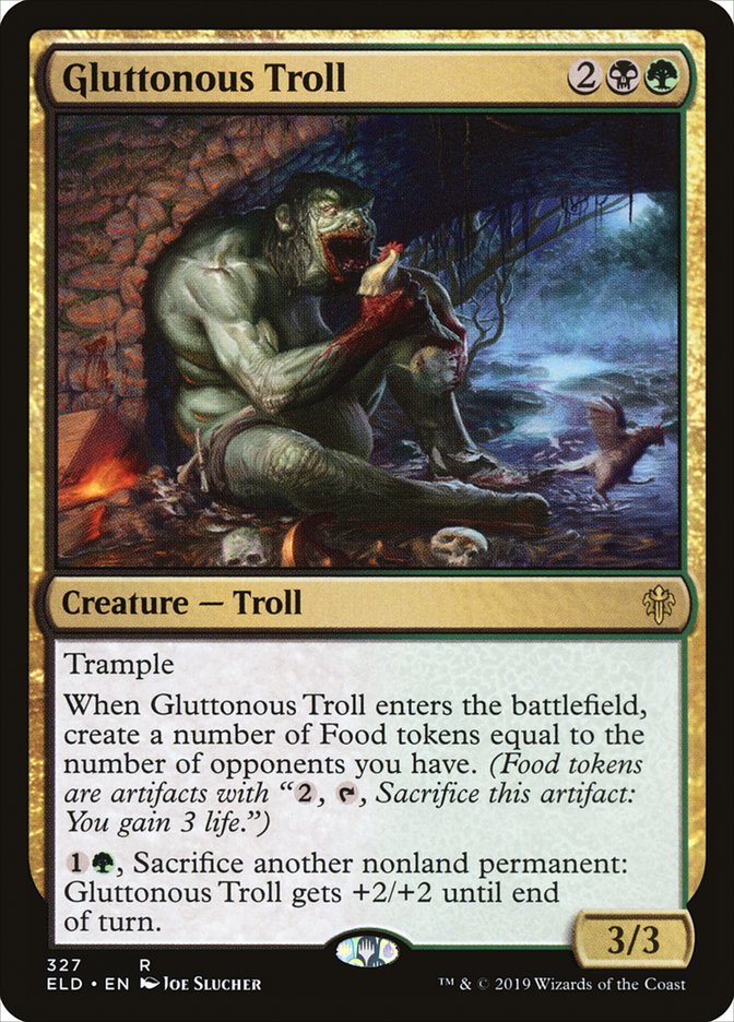 Gluttonous Troll [Throne of Eldraine] | Tabernacle Games