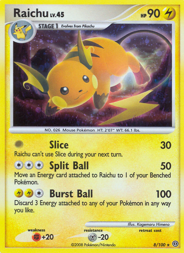 Raichu (8/100) [Diamond & Pearl: Stormfront] | Tabernacle Games