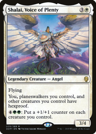 Shalai, Voice of Plenty [Dominaria] | Tabernacle Games