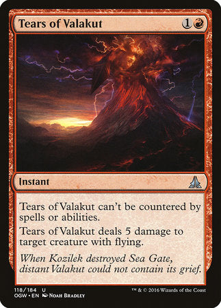 Tears of Valakut [Oath of the Gatewatch] | Tabernacle Games