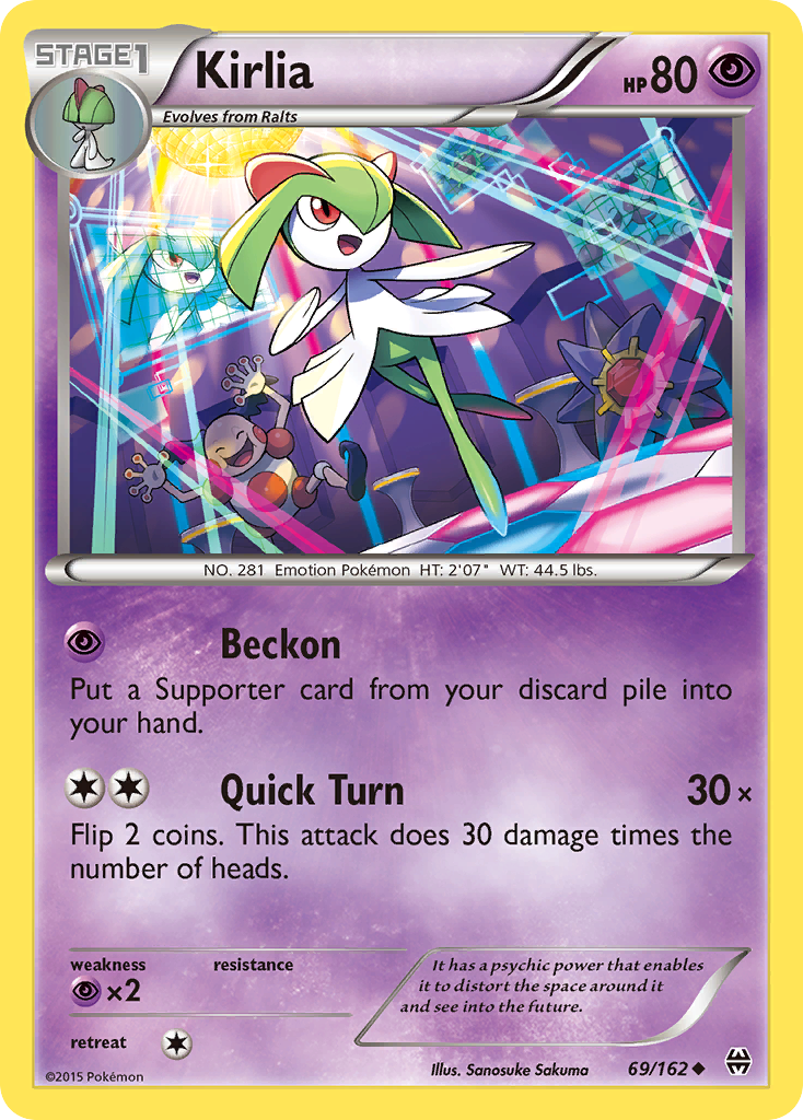 Kirlia (69/162) [XY: BREAKthrough] | Tabernacle Games