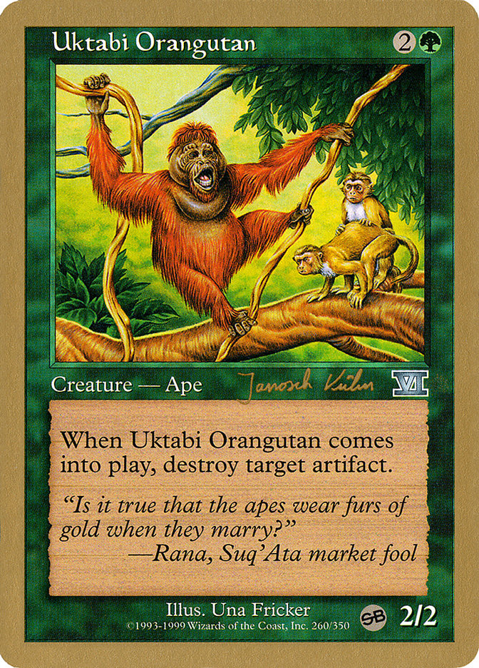 Uktabi Orangutan (Janosch Kuhn) (SB) [World Championship Decks 2000] | Tabernacle Games