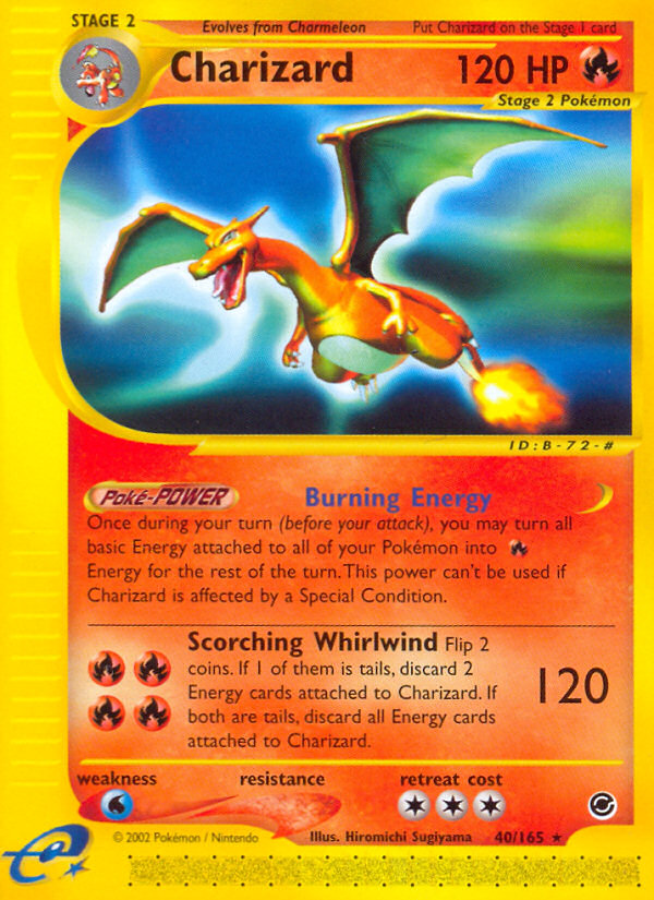 Charizard (40/165) [Expedition: Base Set] | Tabernacle Games