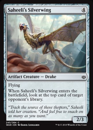 Saheeli's Silverwing [War of the Spark] | Tabernacle Games
