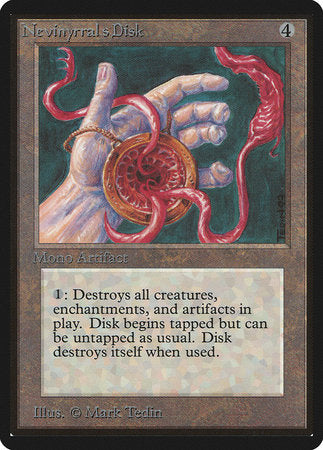 Nevinyrral's Disk [Limited Edition Beta] | Tabernacle Games