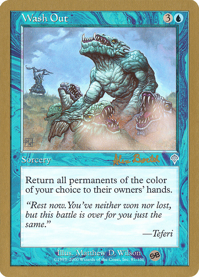 Wash Out (Alex Borteh) (SB) [World Championship Decks 2001] | Tabernacle Games