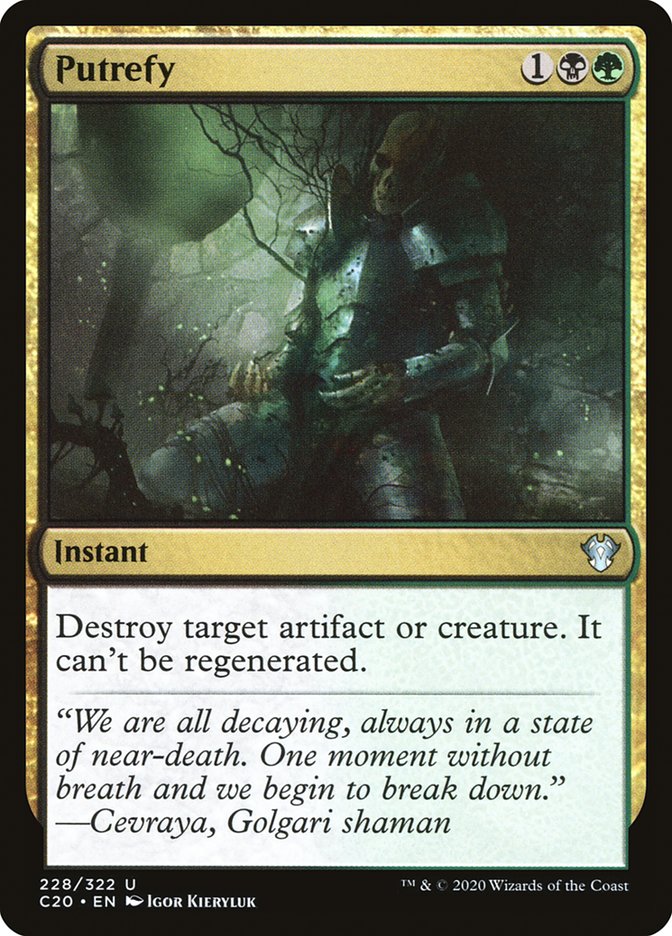 Putrefy [Commander 2020] | Tabernacle Games