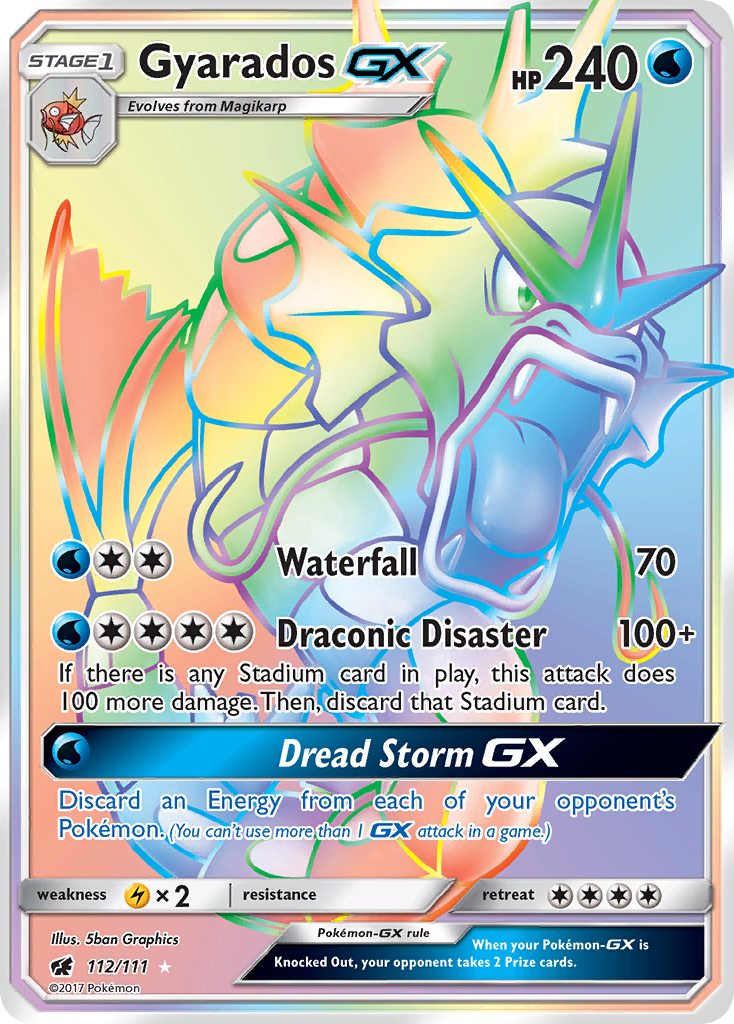 Gyarados GX (112/111) [Sun & Moon: Crimson Invasion] | Tabernacle Games