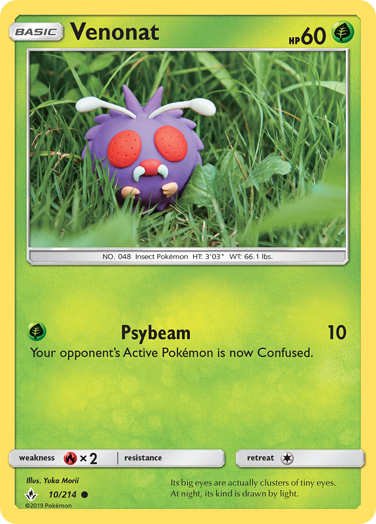 Venonat (10/214) [Sun & Moon: Unbroken Bonds] | Tabernacle Games