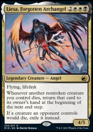 Liesa, Forgotten Archangel (Promo Pack) [Innistrad: Midnight Hunt Promos] | Tabernacle Games