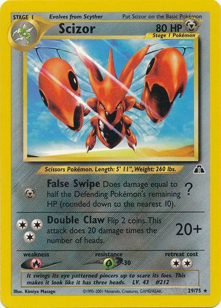 Scizor (29/75) [Neo Discovery Unlimited] | Tabernacle Games