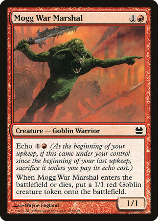 Mogg War Marshal [Modern Masters] | Tabernacle Games