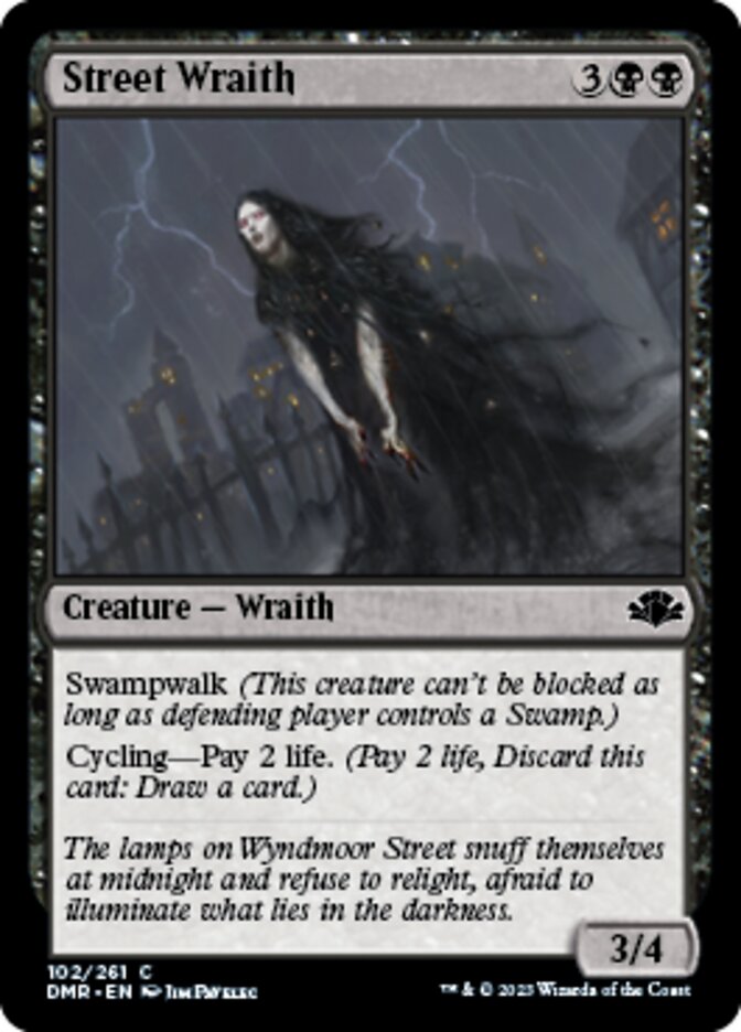 Street Wraith [Dominaria Remastered] | Tabernacle Games