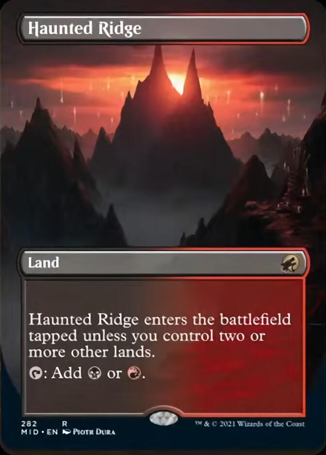 Haunted Ridge (Borderless) [Innistrad: Midnight Hunt] | Tabernacle Games