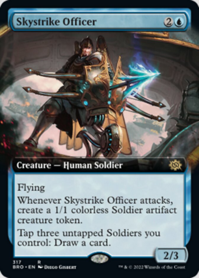 Skystrike Officer (Extended Art) [The Brothers' War] | Tabernacle Games