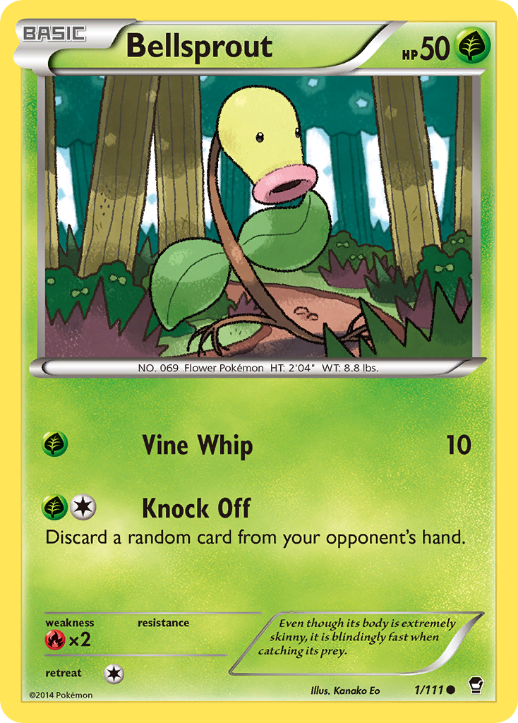Bellsprout (1/111) [XY: Furious Fists] | Tabernacle Games
