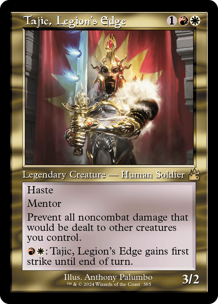 Tajic, Legion's Edge (Retro Frame) [Ravnica Remastered] | Tabernacle Games