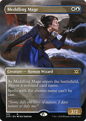 Meddling Mage (Borderless) [Double Masters] | Tabernacle Games