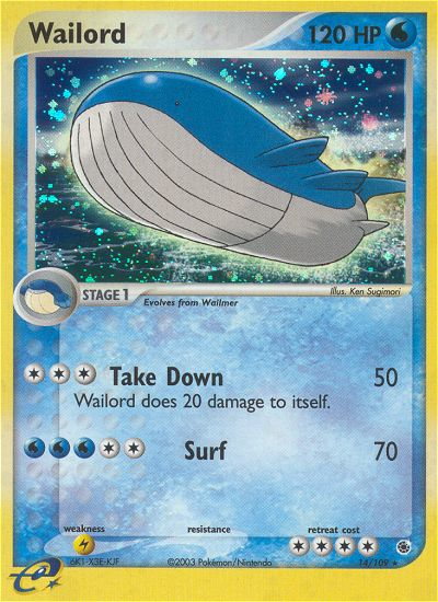Wailord (14/109) [EX: Ruby & Sapphire] | Tabernacle Games