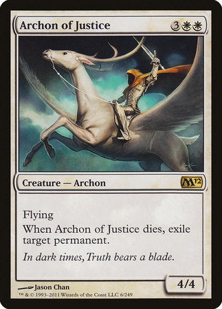 Archon of Justice [Magic 2012] | Tabernacle Games