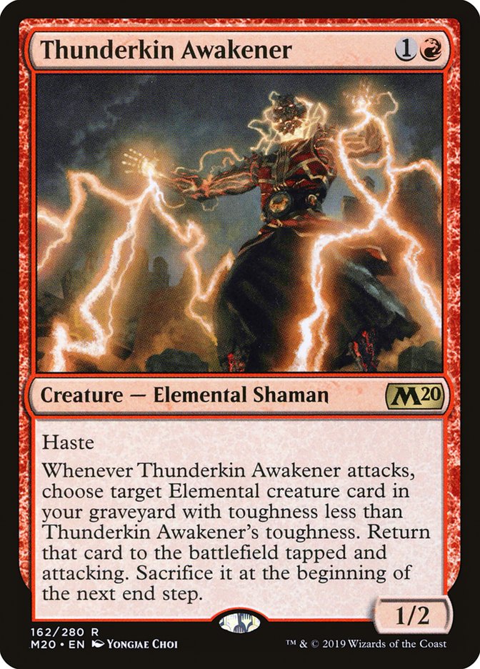 Thunderkin Awakener [Core Set 2020] | Tabernacle Games