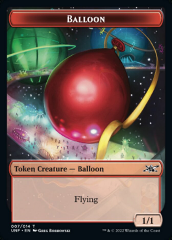 Balloon Token [Unfinity Tokens] | Tabernacle Games