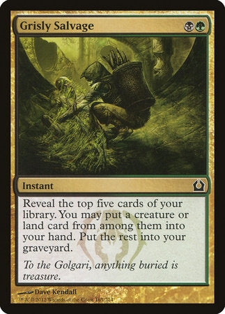 Grisly Salvage [Return to Ravnica] | Tabernacle Games