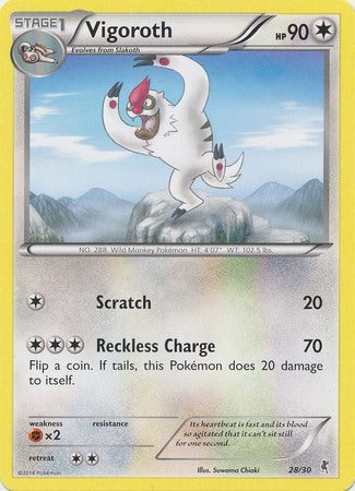 Vigoroth (28/30) [XY: Trainer Kit 1 - Bisharp] | Tabernacle Games