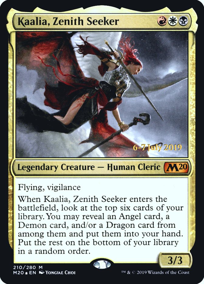 Kaalia, Zenith Seeker  [Core Set 2020 Prerelease Promos] | Tabernacle Games