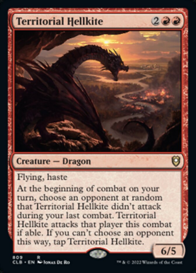 Territorial Hellkite [Commander Legends: Battle for Baldur's Gate] | Tabernacle Games