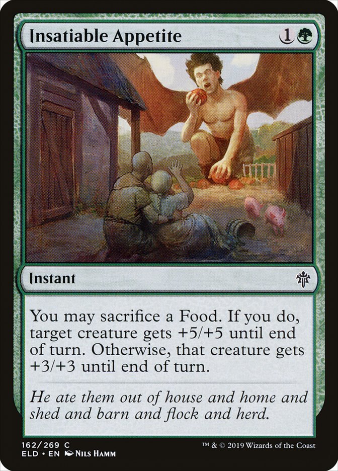 Insatiable Appetite [Throne of Eldraine] | Tabernacle Games