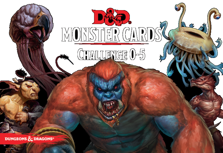 Monster Cards 0-5 | Tabernacle Games