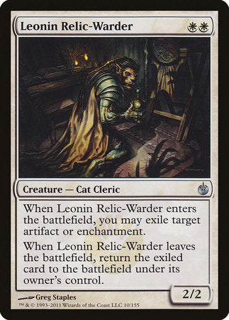 Leonin Relic-Warder [Mirrodin Besieged] | Tabernacle Games