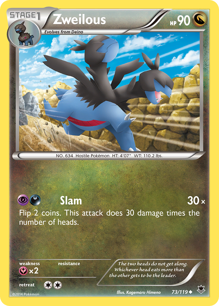 Zweilous (73/119) [XY: Phantom Forces] | Tabernacle Games