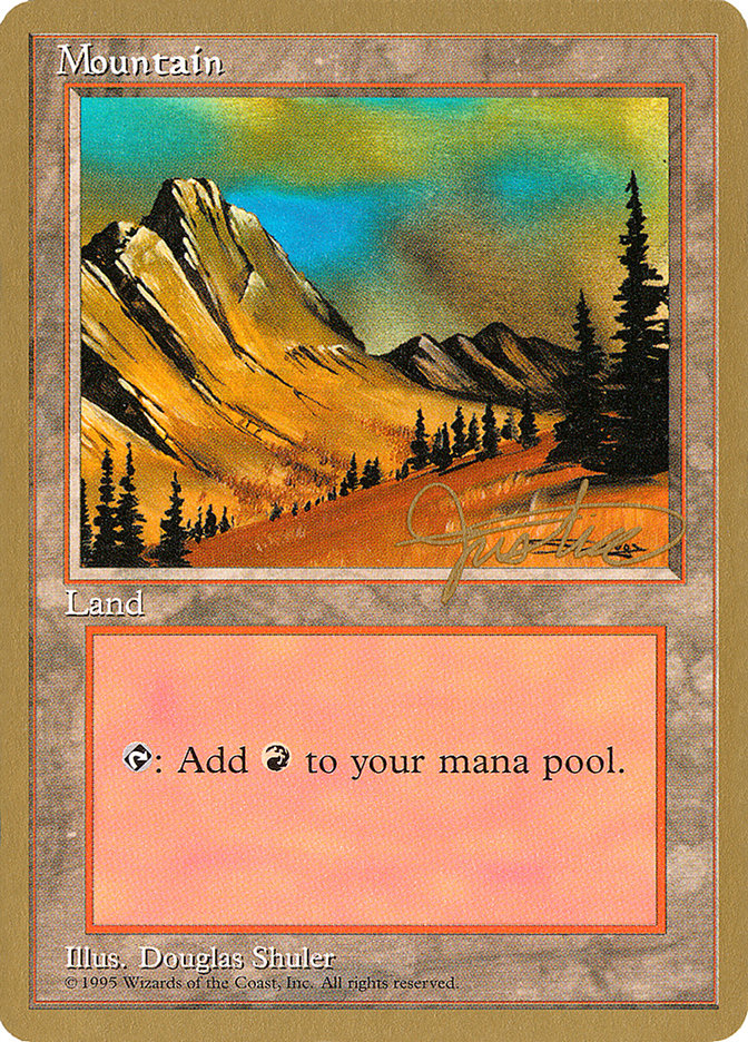 Mountain (mj375) (Mark Justice) [Pro Tour Collector Set] | Tabernacle Games
