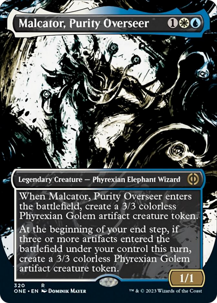 Malcator, Purity Overseer (Borderless Ichor) [Phyrexia: All Will Be One] | Tabernacle Games
