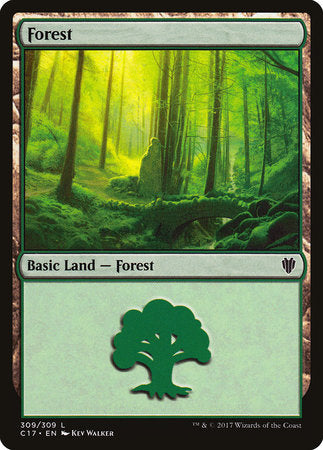 Forest (309) [Commander 2017] | Tabernacle Games