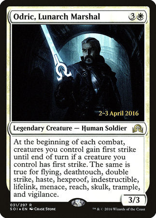 Odric, Lunarch Marshal [Shadows over Innistrad Promos] | Tabernacle Games