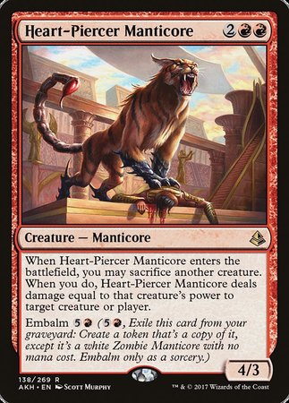 Heart-Piercer Manticore [Amonkhet] | Tabernacle Games