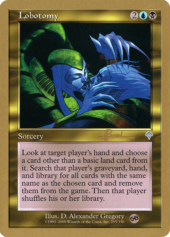 Lobotomy (Antoine Ruel) (SB) [World Championship Decks 2001] | Tabernacle Games
