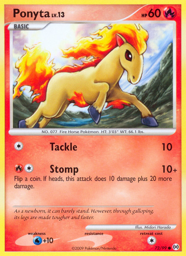 Ponyta (72/99) [Platinum: Arceus] | Tabernacle Games