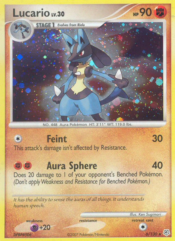 Lucario (6/130) [Diamond & Pearl: Base Set] | Tabernacle Games