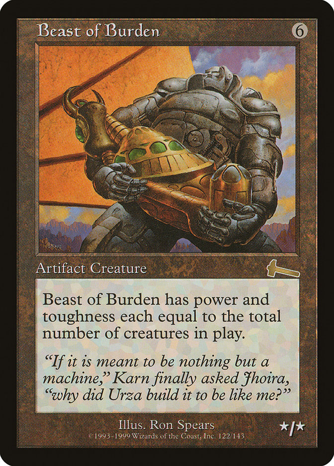 Beast of Burden [Urza's Legacy] | Tabernacle Games