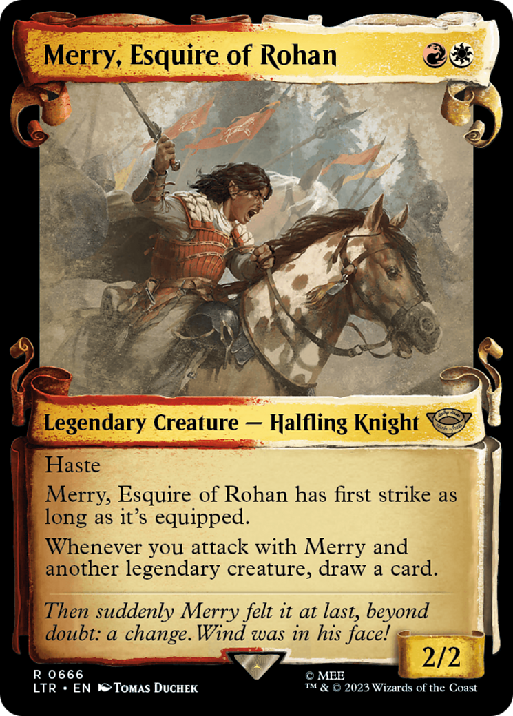 Merry, Esquire of Rohan [The Lord of the Rings: Tales of Middle-Earth Showcase Scrolls] | Tabernacle Games
