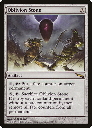 Oblivion Stone [Mirrodin] | Tabernacle Games