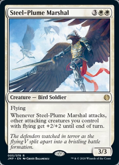 Steel-Plume Marshal [Jumpstart] | Tabernacle Games