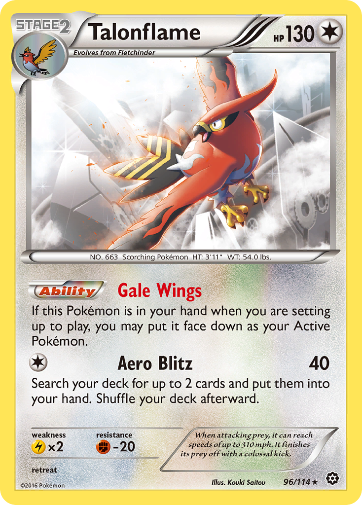 Talonflame (96/114) [XY: Steam Siege] | Tabernacle Games