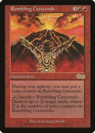 Rumbling Crescendo [Urza's Saga] | Tabernacle Games